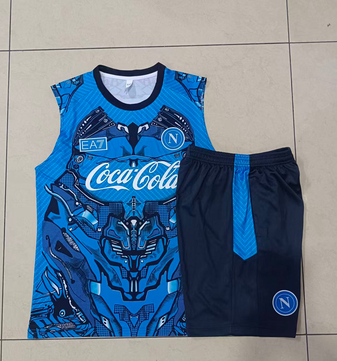 Completo Canotta Napoli 2025 azzurro